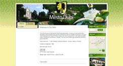 Desktop Screenshot of mesto-dubi.cz